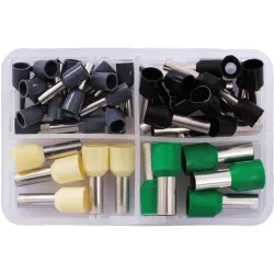 Wire end ferrules kit, isolated, 45 pieces, 2010C394