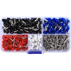 Wire end ferrules kit, isolated, 400 pieces, 22C482