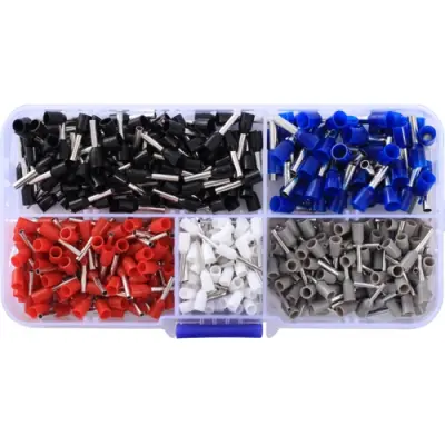 Wire end ferrules kit, isolated, 400 pieces, 22C482 - 1
