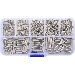Wire end ferrules kit, uninsulated, 500 pieces, 22C484