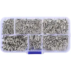 Wire end ferrules kit, uninsulated, 1000 pieces, 22C485