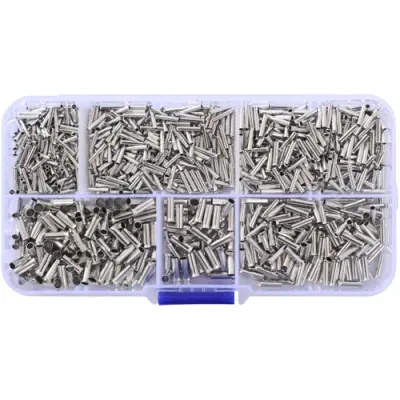 Wire end ferrules kit, uninsulated, 1000 pieces, 22C485 - 1