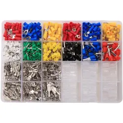 Cable connector assortment, crimp connector, 850 pieces, 22C423