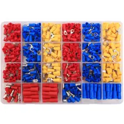 Cable connector assortment, crimp connector, 500 pieces, 22C424