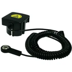 ESD grounding module, push button Ø 4.5 mm, 2.4 m, 1 x push button, C-186 098