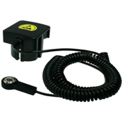 ESD grounding module, push button Ø 4.5 mm, 2.4 m, 1 x push button, C-186 098 - 1