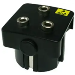 ESD grounding module, push button Ø 4 mm, 3 x 4 mm banana connector, C-186 099