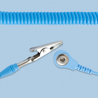 Grounding cable, push button Ø 4 mm, 1.8 m, C-198 1265 - 1