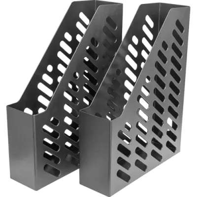 ESD standing collector, DIN A4, (L x W) 245 x 75 mm, black, C-217-1601 - 1