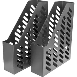 ESD standing collector, DIN A4, (L x W) 245 x 75 mm, black, C-217-1601