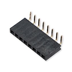 1X8 FEMALE HEADER 90° 2.54mm - KLS ELECTRONIC