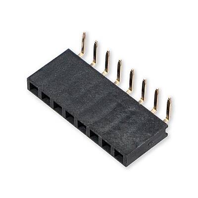 1X8 FEMALE HEADER 90° 2.54mm - 1