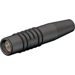 2 mm insulating grommet, solder connection, 0.5 mm², black, 22.2360-21