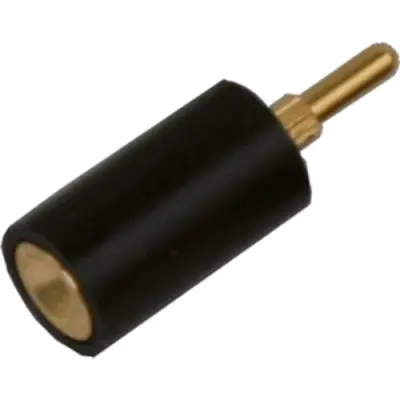 4 mm socket, solder connection, black, SB 9 SCHWARZ - 1