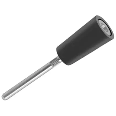 4 mm socket, solder connection, black, SB 16 SCHWARZ - 1