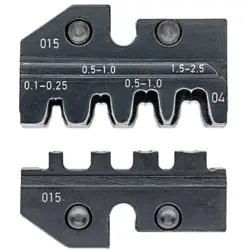 Crimping die for uninsulated connectors, 0.1-2.5 mm², AWG 27-13, 97 49 04