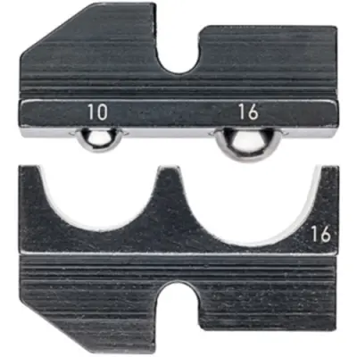Crimping die for insulated terminals and plug connectors, 10-16 mm², AWG 8/6, 97 49 16 - 1
