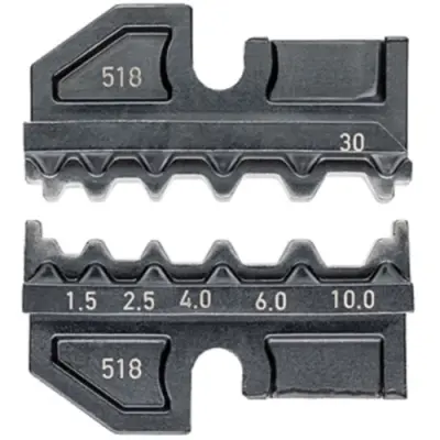 Crimping die for non insulated butt connectors, 1.5-4.0 mm², AWG 16-8, 97 49 30 - 1