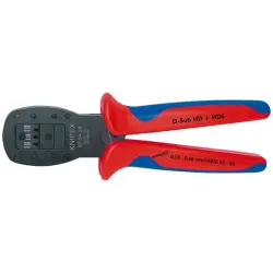 Crimping pliers for miniature connector, 0.03-0.56 mm², AWG 32-20, Knipex 97 54 24