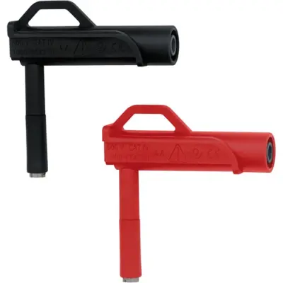 Test probes kit, socket 4 mm, rigid, 1000 V, black/red, P01103058Z - 1