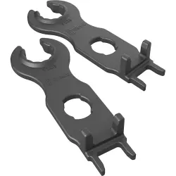 Assembly wrench kit, 2 pieces, 115 mm, 37 g, glass fiber reinforced plastic, 05136700001
