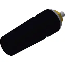 4 mm socket, solder connection, mounting Ø 11 mm, CAT II, black, 972358700
