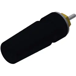 4 mm socket, solder connection, mounting Ø 11 mm, CAT II, black, 972360700