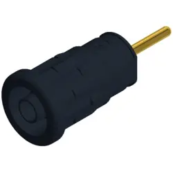 4 mm socket, solder connection, mounting Ø 12.2 mm, CAT III, black, 972363100