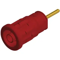 4 mm socket, solder connection, mounting Ø 12.2 mm, CAT III, red, 972363101