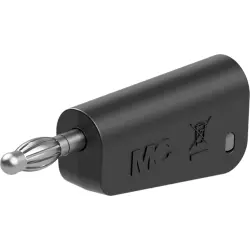 4 mm plug, screw connection, 2.5 mm², yellow/green, 64.1044-20