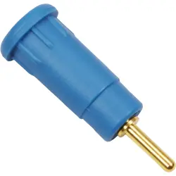 1.5 mm panel socket, round plug connection, mounting Ø 10.5 mm, white, 65.3301-29