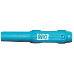 2 mm plug, solder/crimp connection, 0.25-0.5 mm², blue, 65.3314-23