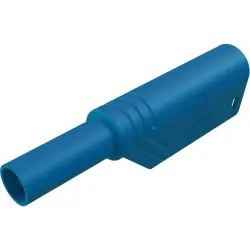4 mm plug, screw connection, 0.5-1.5 mm², CAT II, blue, 934099702