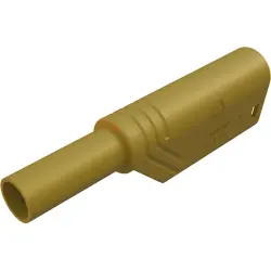 4 mm plug, screw connection, 0.5-1.5 mm², CAT II, yellow, 934099703