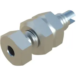 2 mm panel socket, solder connection, CAT O, silver, 938441000