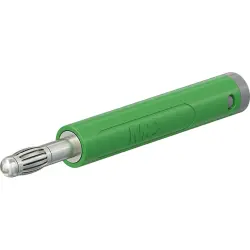4 mm plug, solder connection, 2.5 mm², green, 64.2050-25