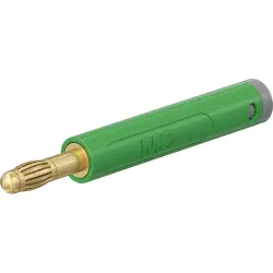 4 mm plug, crimp connection, 1.0 mm², green, 64.2053-25