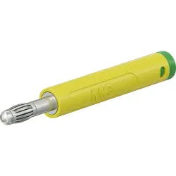 4 mm plug, crimp connection, 2.5 mm², green, 64.2054-25