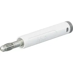 4 mm plug, crimp connection, 2.5 mm², white, 64.2054-29