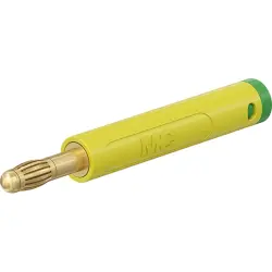 4 mm plug, crimp connection, 2.5 mm², green, 64.2055-25