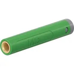 4 mm socket, solder connection, 2.5 mm², mounting Ø 8 mm, green, 64.2061-25