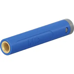 4 mm socket, crimp connection, 1.0 mm², mounting Ø 8 mm, blue, 64.2063-23