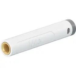 4 mm socket, crimp connection, 2.5 mm², mounting Ø 8 mm, white, 64.2065-29