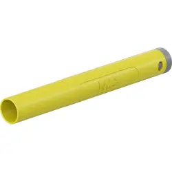 4 mm plug, crimp connection, 2.5 mm², CAT II, CAT III, yellow, 66.2044-24