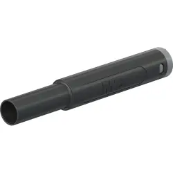 4 mm plug, crimp connection, 2.5 mm², CAT II, CAT III, black, 66.2046-21