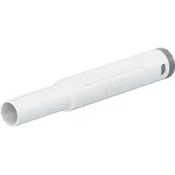 4 mm plug, crimp connection, 2.5 mm², CAT II, CAT III, white, 66.2046-29