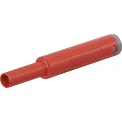 4 mm jack, solder connection, 2.5 mm², CAT II, CAT III, red, 66.2051-22