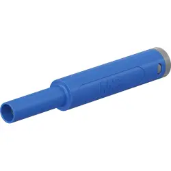 4 mm jack, crimp connection, 1.0 mm², CAT II, CAT III, blue, 66.2052-23