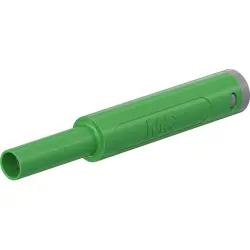 4 mm jack, crimp connection, 1.0 mm², CAT II, CAT III, green, 66.2052-25