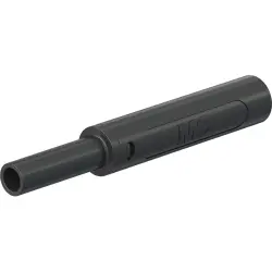 4 mm socket, screw connection, 2.5 mm², mounting Ø 9.6 mm, CAT II, CAT III, black, 66.2054-21